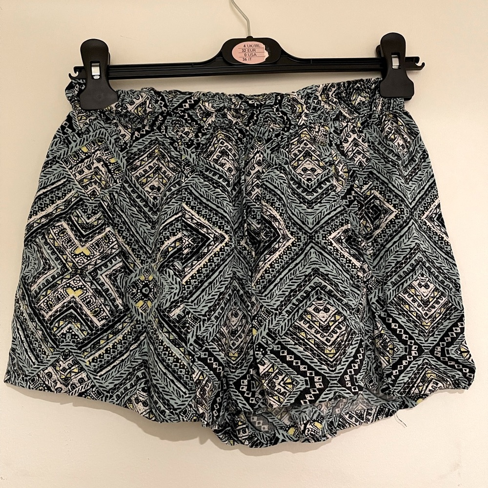 Patterned Flowy Shorts